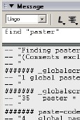 Director Message Window