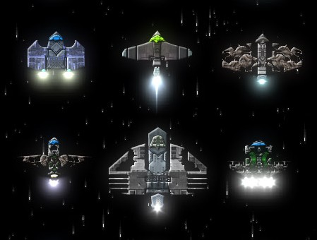 Dynamically generated spacecraft