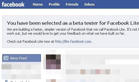 Facebook Lite