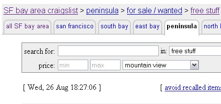Mountain View Craigslist
