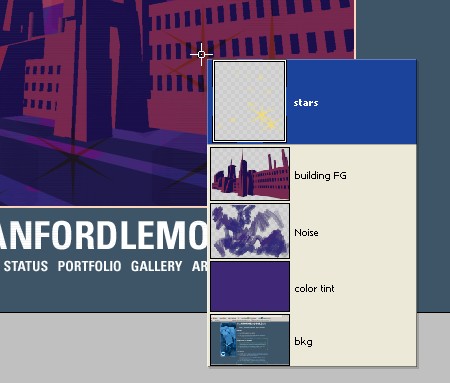 Photoshop Layer Picker example Photoshop Layer Picker example