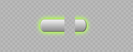 Photoshop trick: Button image with cap moved over