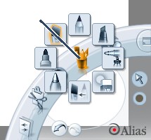 Radial Menus in Sketchbook Pro
