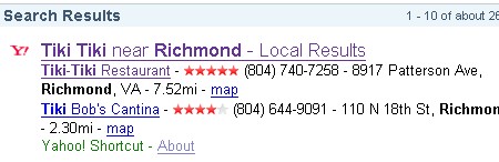 Tiki Tiki Yahoo example Tiki Tiki Yahoo example